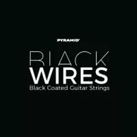Black Wires Комплект струн для 8-струнной электрогитары, никелированные, 10-80, Pyramid, BW1080-8
