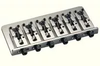 12180100 Bass Bridge 2000 Бридж (струнодержатель) для 6-ти струнной бас-гитары, никель, Schaller