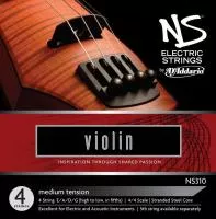 NS310 Комплект струн для электроскрипки, D'Addario