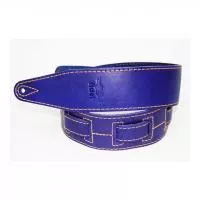 Leather 21 Ремень для гитары, кожаный, ультрамарин, Fidel, FL60010L21L