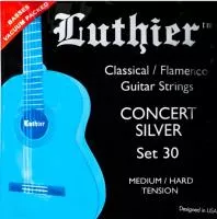 Комплект струн для классической гитары, средне-сильное натяжение, Luthier, LU-30