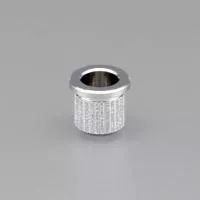 Втулка для крепления струн сквозь корпус, хром, Gotoh, TLB-1C
