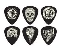 L13CP1.0 Lucky 13 C Медиаторы 6шт, толщина 1,0мм, Dunlop