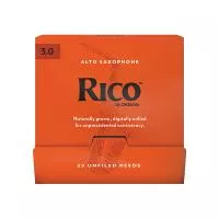 RJA0130-B25 Rico Трости для саксофона альт, размер 3.0, 25шт в индивидуальной упаковке, Rico