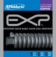 EXP115 COATED NICKEL Струны для электро-гитары Regular Light 11-49 D`Addario