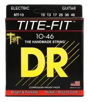 MT-10 Tite-Fit Комплект струн для электрогитары, никелированные, Medium, 10-46, DR
