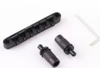 Бридж Tune-O-Matic, черный, Metallor, BM-002-BK