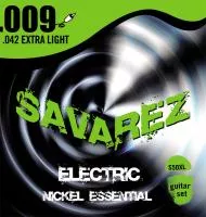 Essential Комплект струн для электрогитары, никелированные, 9-42, Savarez, S50XL