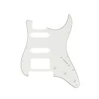 Пикгард для гитары Fender Stratocaster HSS, 3 слоя, белая, Musiclily, MX1380AW