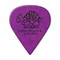Tortex Sharp Медиаторы 72шт, толщина 1,14мм, Dunlop, 412R1.14