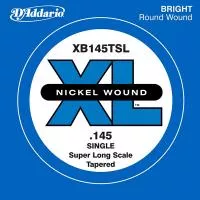 XB145TSL Nickel Wound Tapered Отдельная струна для бас-гитары, .145, Super Long Scale, D'Addario