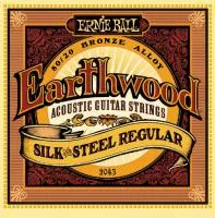 2043 Earthwood Струны для акустической гитары сталь+шелк 13-56 ERNIE BALL