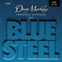 Blue Steel Комплект струн для электрогитары, никелированные, 12-54, Dean Markley, DM2555