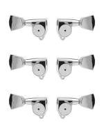 Колки для гитары 3+3, локовые, хром, Gotoh, SG301-HAPM-04-C-L3+R3