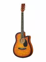 Фольковая гитара вырез HOMAGE, LF-3800CT-SB