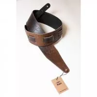 Leather Tigina Ремень для гитары, кожаный, ящерица, Fidel, FL8007LT