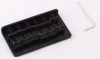 Бридж (струнодержатель), черный, Metallor, BN-005-BK