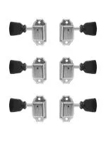 Колки для гитары 3+3, никель, Gotoh, SD90-SLB-N-L3+R3