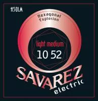 Hexagonal Explosion Комплект струн для электрогитары, никелированные, 10-52, Savarez, H50LM