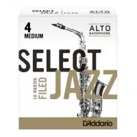 Select Jazz Filed Трости для саксофона альт, размер 4, средние (Medium), 10шт, Rico, RSF10ASX4M