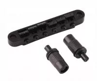 Бридж Tune-O-Matic, черный, Metallor, BM-022-BK