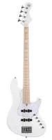 Elrick NJS Series Бас-гитара, белая, Cort, Elrick-NJS4-WHT