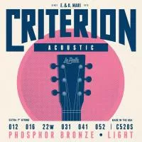 Criterion Комплект струн для акустической гитары, фосфорная бронза, 12-52, La Bella, C520S