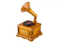 Музыкальная шкатулка "Граммофон", дерево, Rin, M-M3