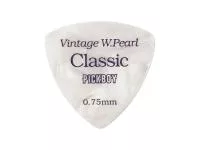 Celluloid Vintage Classic White Pearl Медиаторы 50шт, толщина 0.75мм, Pickboy, GP-24/075
