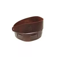 Leather Ремень для гитары, кожаный, цвет махагон, Fidel, FL50035L