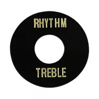 Накладка под переключатель Treble/Rhythm, черная, Hosco, LP-SW-B