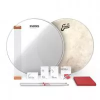 Calftone Набор пластиков и аксессуаров для малого барабана 14", Evans, ESTUK-14C7-1