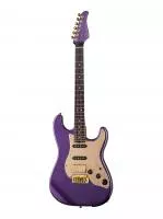 Электрогитара с встроенным процессором, фиолетовая, GTRS, S900-Standard-900-650-PPR