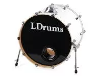 Бас-барабан 20" x 16", белый, LDrums, 5001011-2016