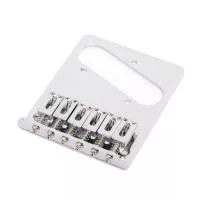 Бридж для электрогитары Telecaster, хром, Musiclily, MX0823CR