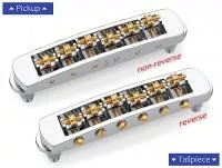 STM Бридж Tune-O-Matic, хром, Schaller, 12080200.11