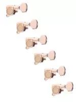 Колки для гитары 6л, золото, Metallor, J-07-GD-6L