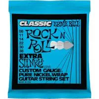 2255 Pure Nickel Комплект cтрун для электрогитары, никель, 8-38, Ernie Ball