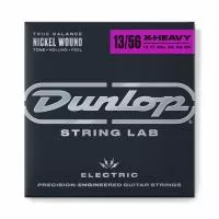 Комплект струн для электрогитары, никелированные, Extra Heavy, 13-56, Dunlop, DEN1356