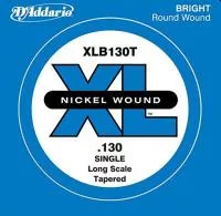 XLB130T Nickel Wound Tapered Отдельная струна для бас-гитары, никелированная, .130, D'Addario