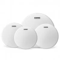 UV1 Coated Rock Набор пластиков для малого и том барабана (10, 12, 16") + 14", Evans, EPP-UV1-R