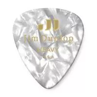 Genuine Celluloid Медиаторы, 12шт, толстые, белый перламутр, Dunlop, 483P04HV