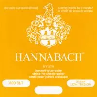 800SLT Yellow SILVER PLATED Комплект струн для классической гитары нейлон/посеребренные Hannabach