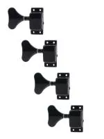Колки для бас-гитары 4п, черные, Paxphil, JB-120C-4R-BK