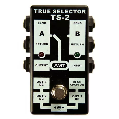 TS-2 TRUE SELECTOR Пассивный двухканальный коммутатор (селектор), AMT Electronics