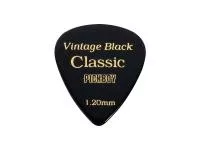 Celluloid Vintage Classic Black Медиаторы 50шт, толщина 1.20мм, Pickboy, GP-07/120