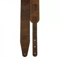Leather Ремень для гитары, кожаный, желтый тайпан, Fidel, FL50005L