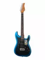 Электрогитара с встроенным процессором, синяя, GTRS, P800-Professional-800-DN