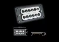 BH-34Bridge-WH Звукосниматель магнитный, хамбакер, бриджевый, белый, Belcat