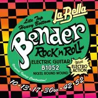 The Bender L.Top/H.Bottom Комплект струн для электрогитары, никелированные, 10-52, La Bella, B1052